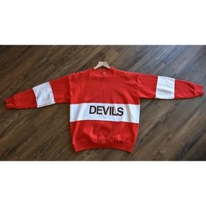 Retro Soffe Sweats New Jersey Devils Sweater 1970s